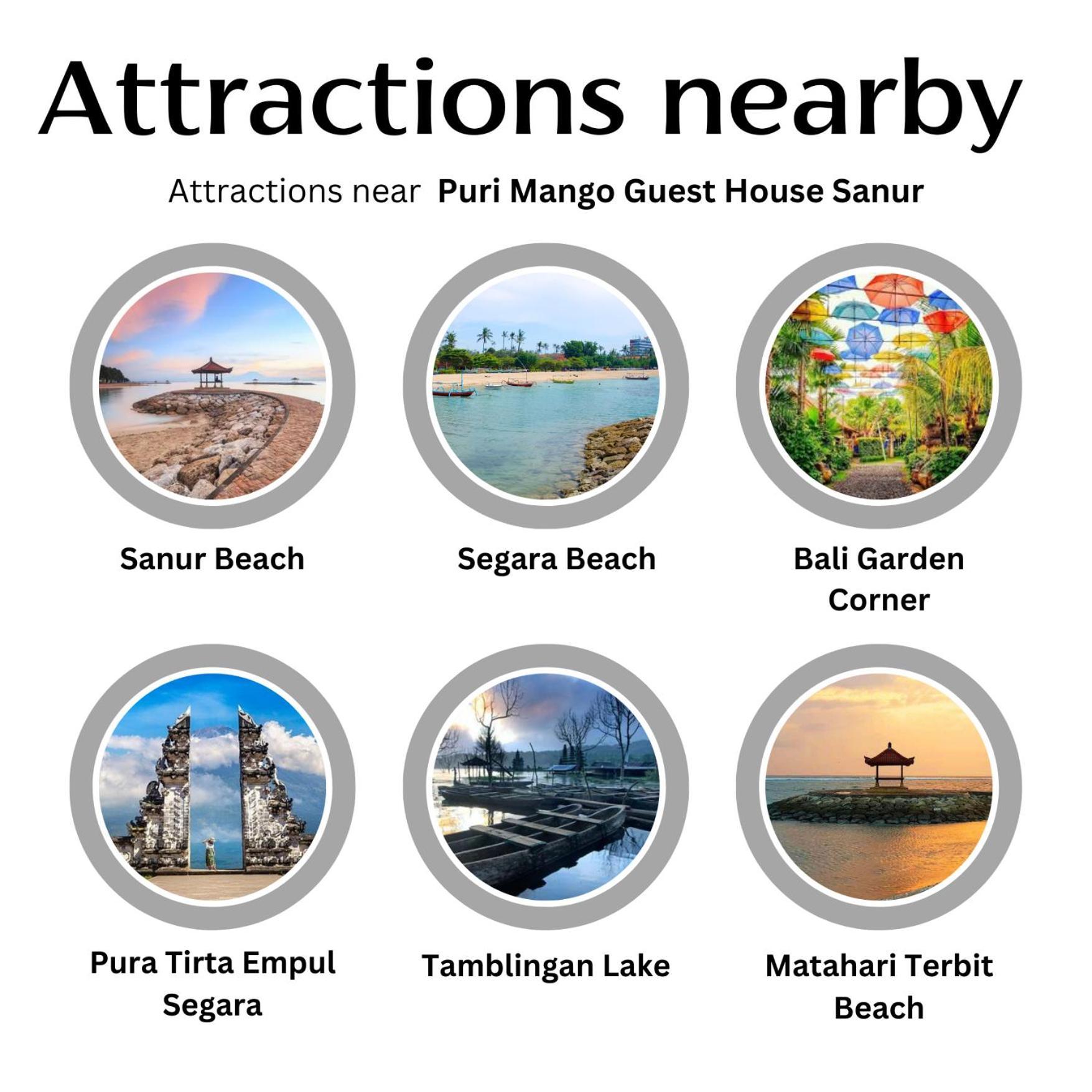 Puri Mango Guest House Sanur 外观 照片